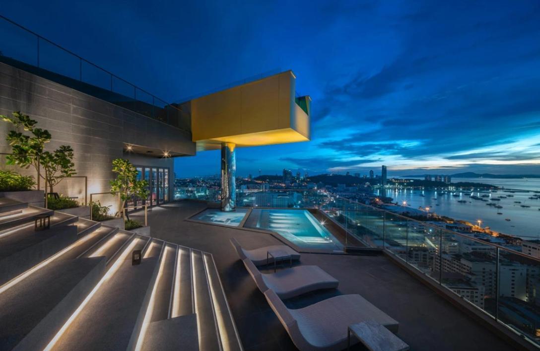 The Edge Central Pattaya Seaview With Infinity Pool & Free Netflix Exterior photo